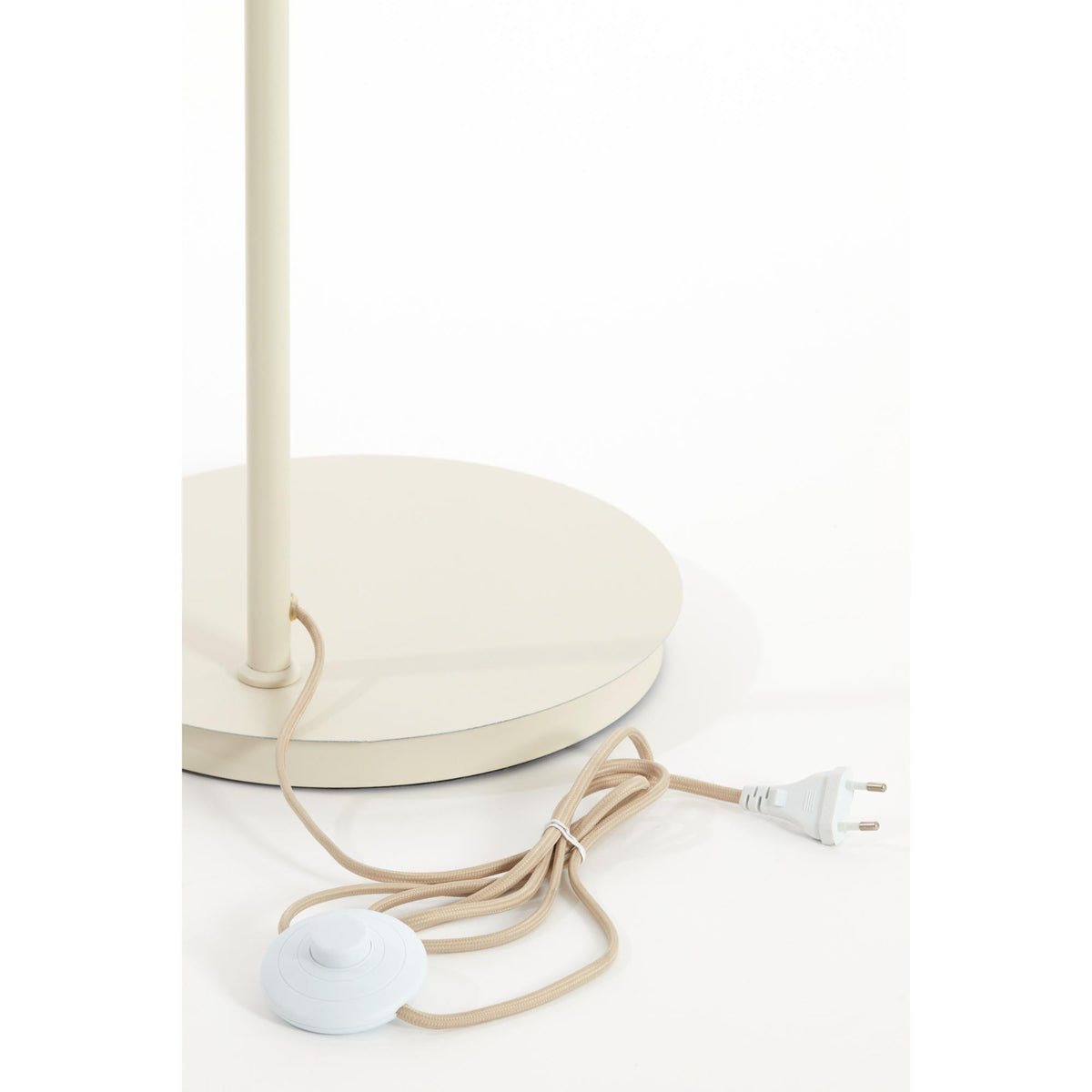Vloerlamp Baylie - Mat crème - 43x30x165cm