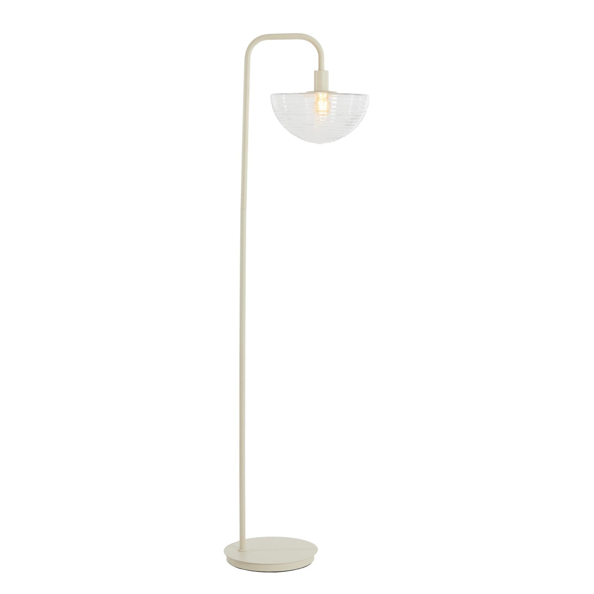 Vloerlamp Baylie - Mat crème - 43x30x165cm
