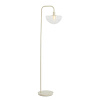 Vloerlamp Baylie - Mat crème - 43x30x165cm