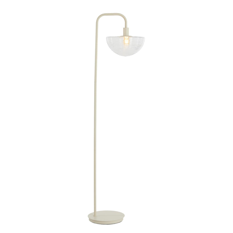Vloerlamp Baylie - Mat crème - 43x30x165cm