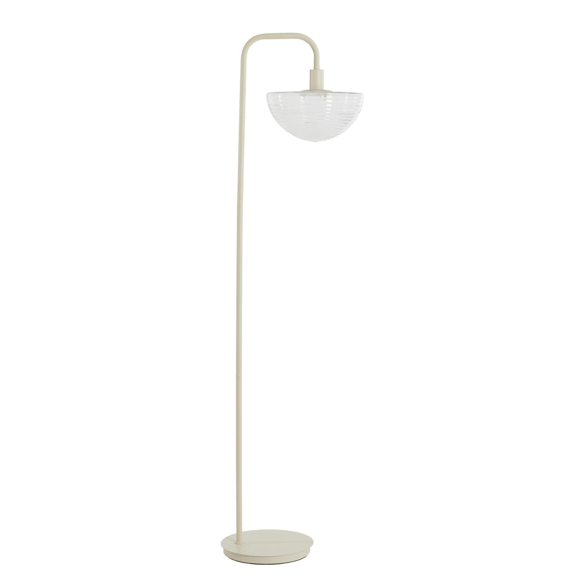 Vloerlamp Baylie - Mat crème - 43x30x165cm