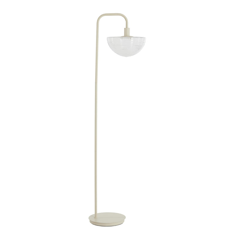Vloerlamp Baylie - Mat crème - 43x30x165cm