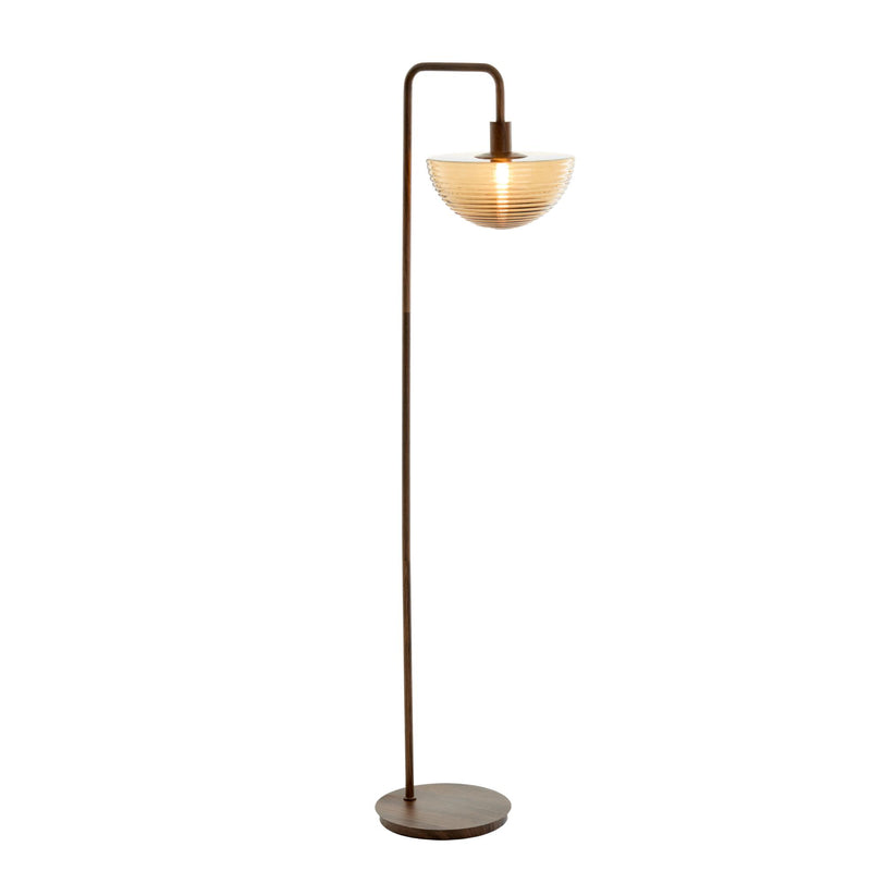 Vloerlamp Baylie - Bruin - 43x30x165cm