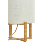 Tafellamp Wyn - Crème - 16.5x16.5x39cm