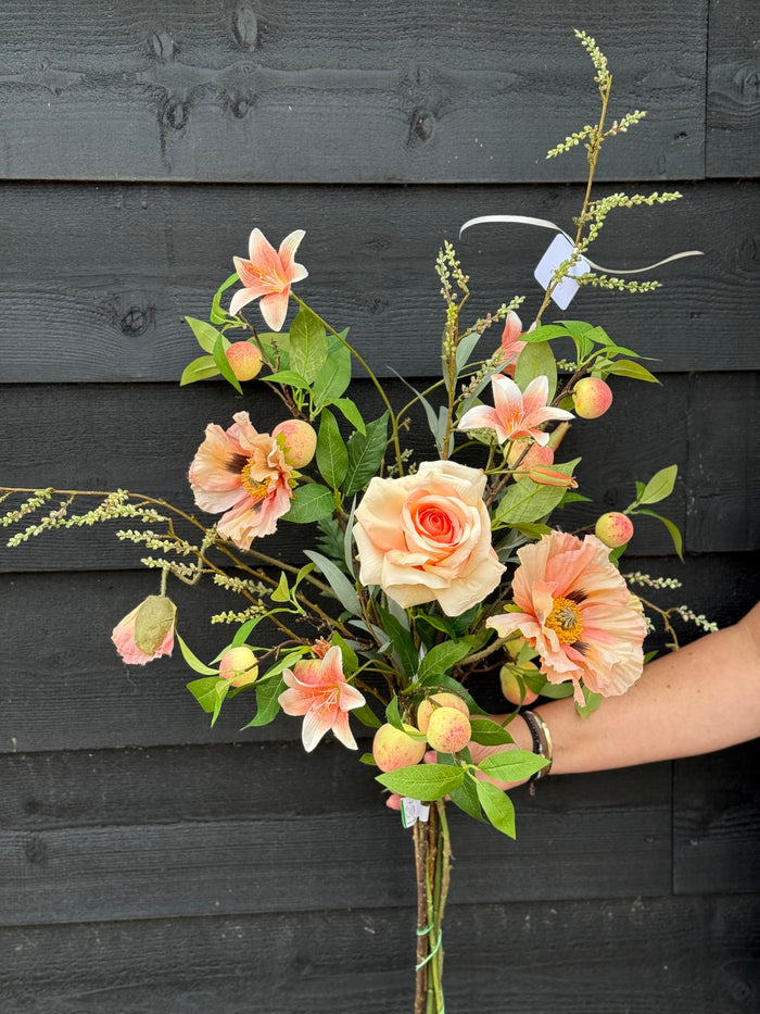 Zijdenboeket Peach love