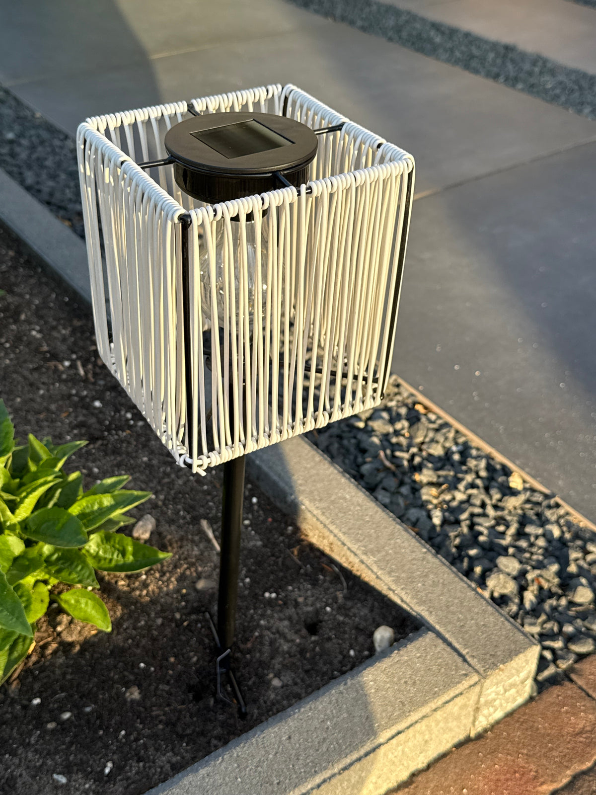 Solar lantaarn wit