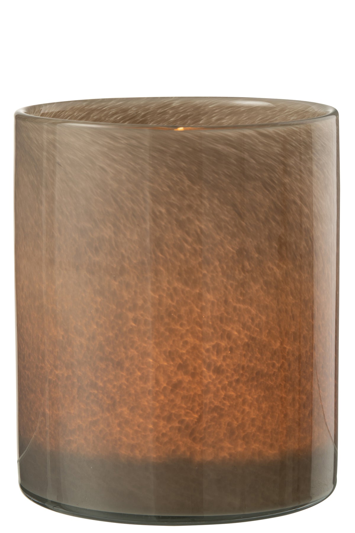 Tealight Holder Jade Brown Large