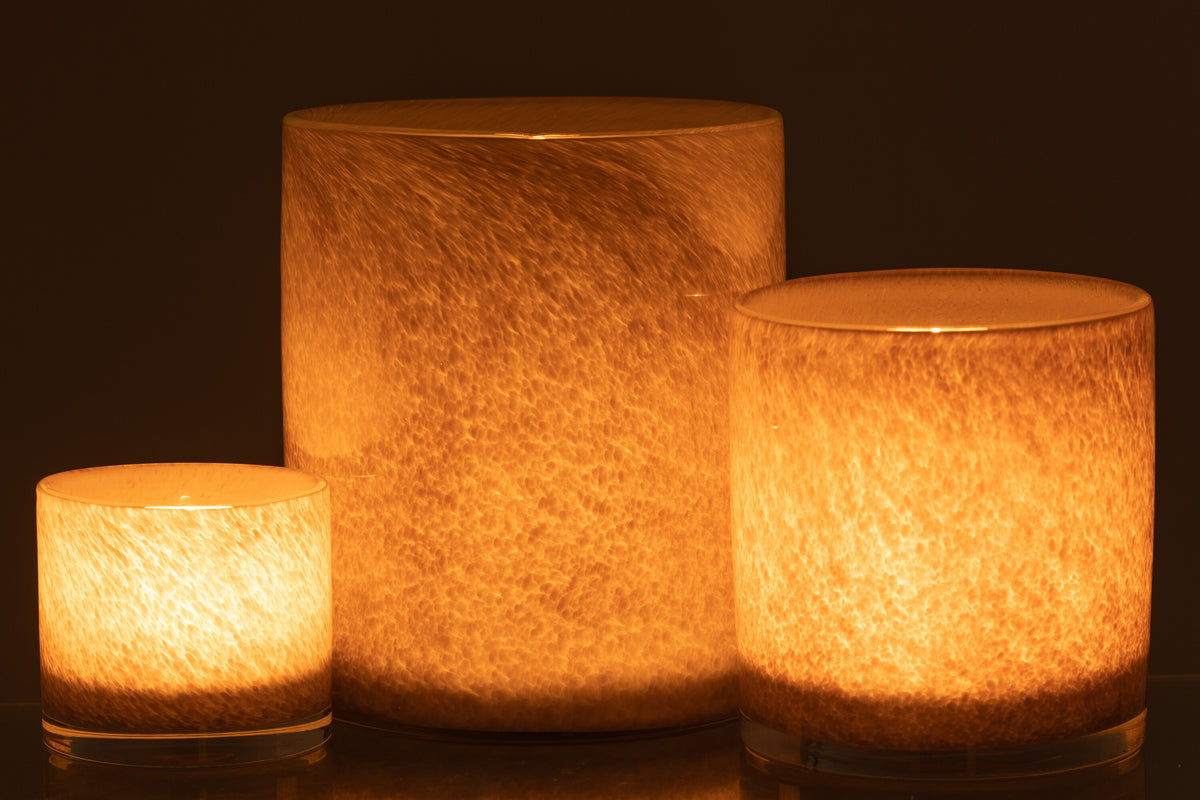 Tealight Holder Jade Brown Large