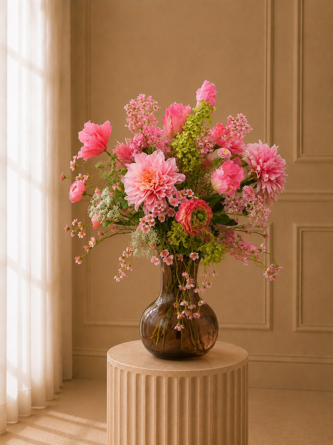 Zijdenboeket Blooming Blush