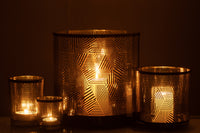 Hurricane Triangles Stripes Glass Br Large