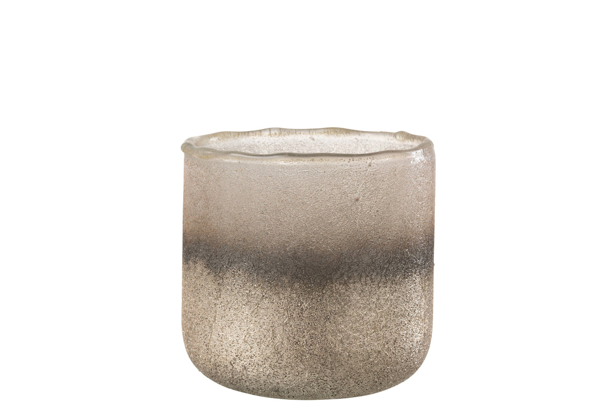 Hurricane Camille Glass Pink Large