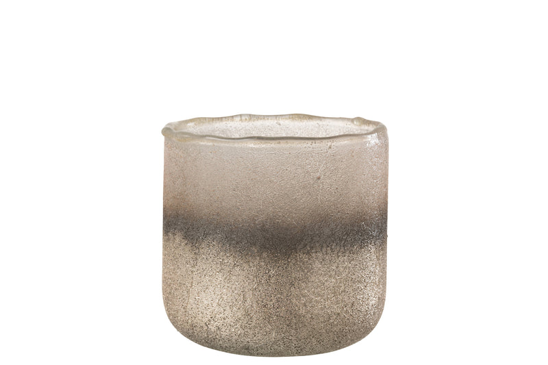 Hurricane Camille Glass Pink Large