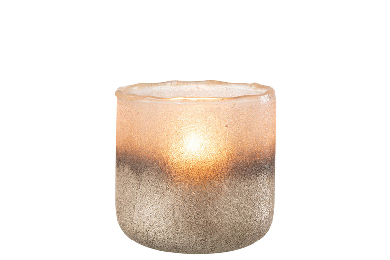 Hurricane Camille Glass Pink Large