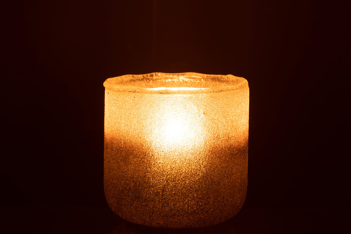 Hurricane Camille Glass Pink Large