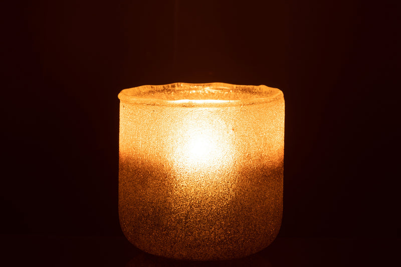 Hurricane Camille Glass Pink Large