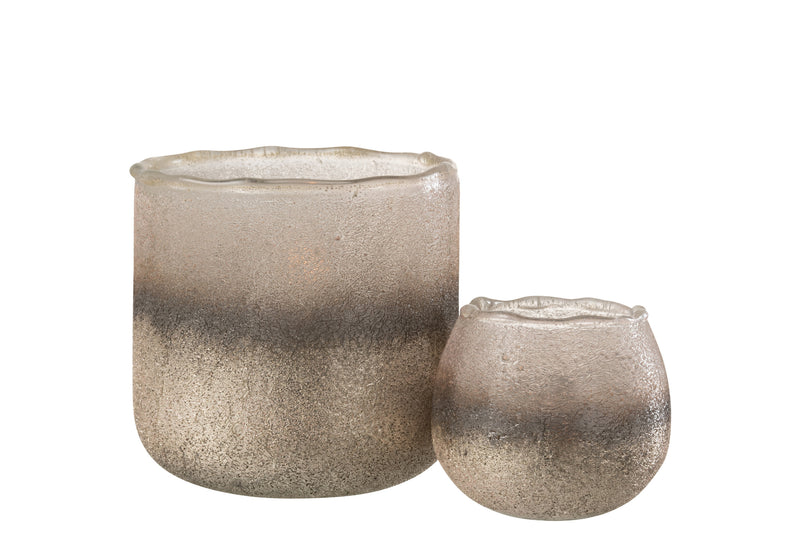 Hurricane Camille Glass Pink Large