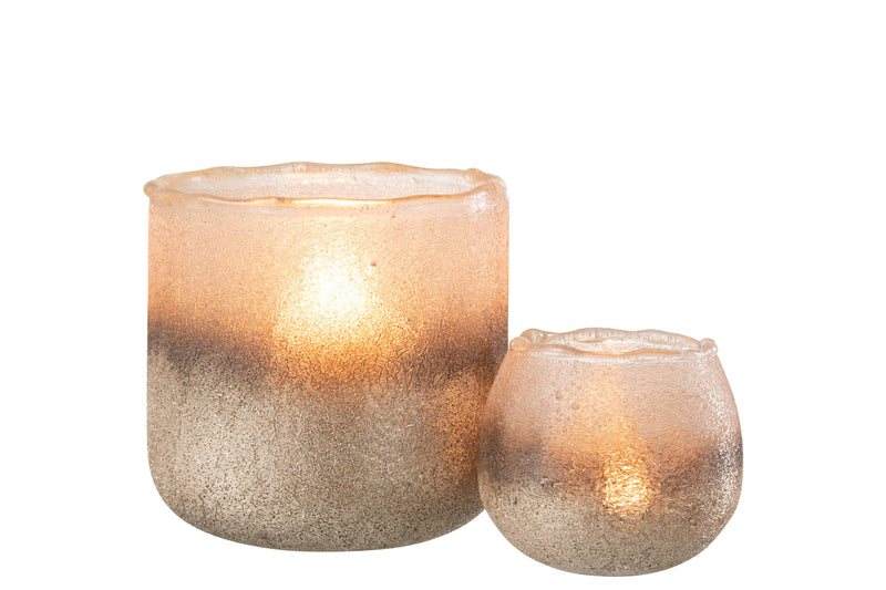 Hurricane Camille Glass Pink Large