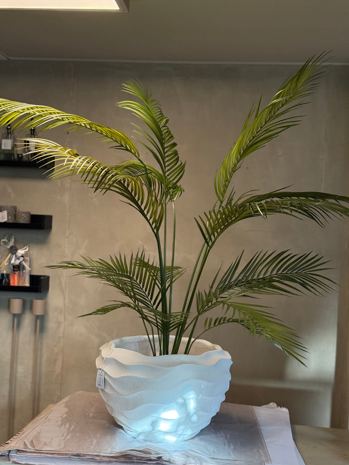 Bloempot ro Janette L wit