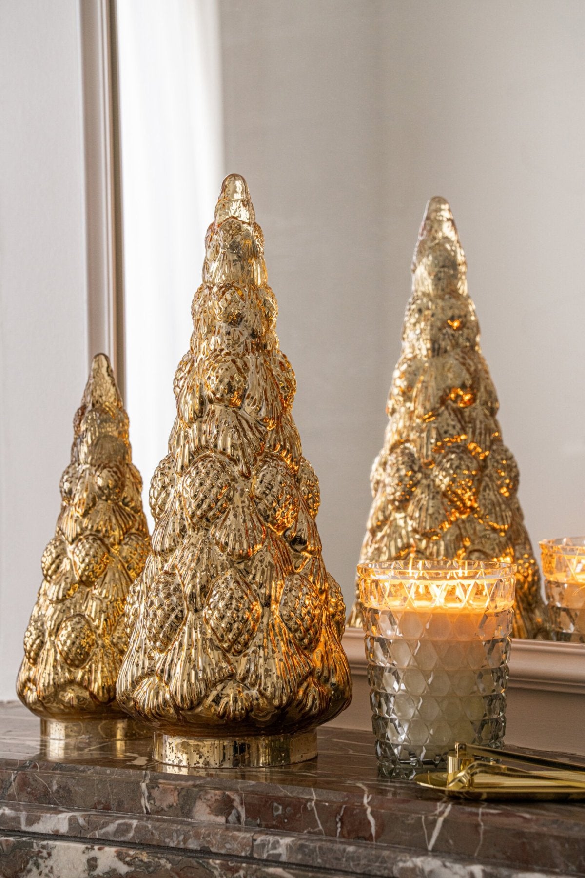 Tree Glass Gold