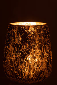 Hurricane Lise Glass Brown/Gold Large