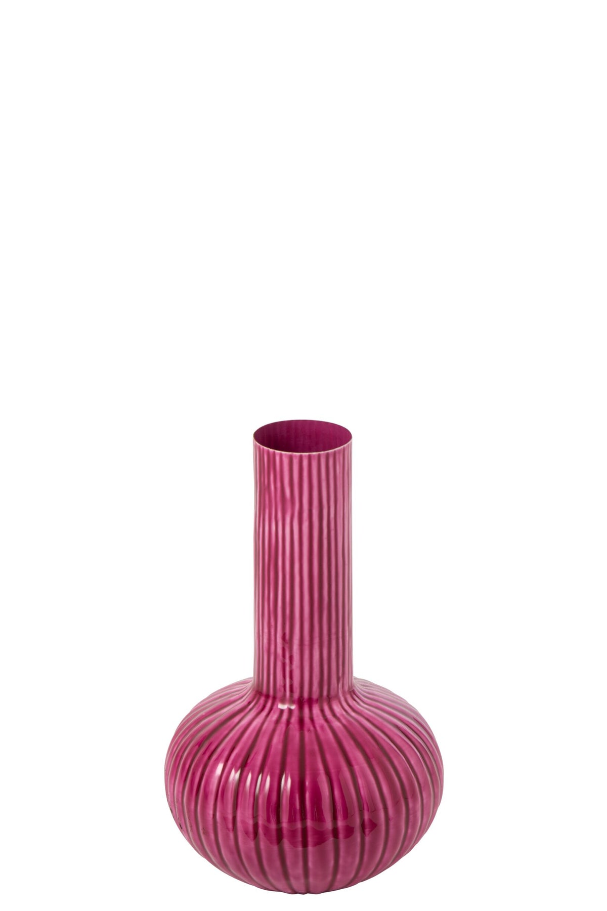 Vase Iron Fuchsia Small