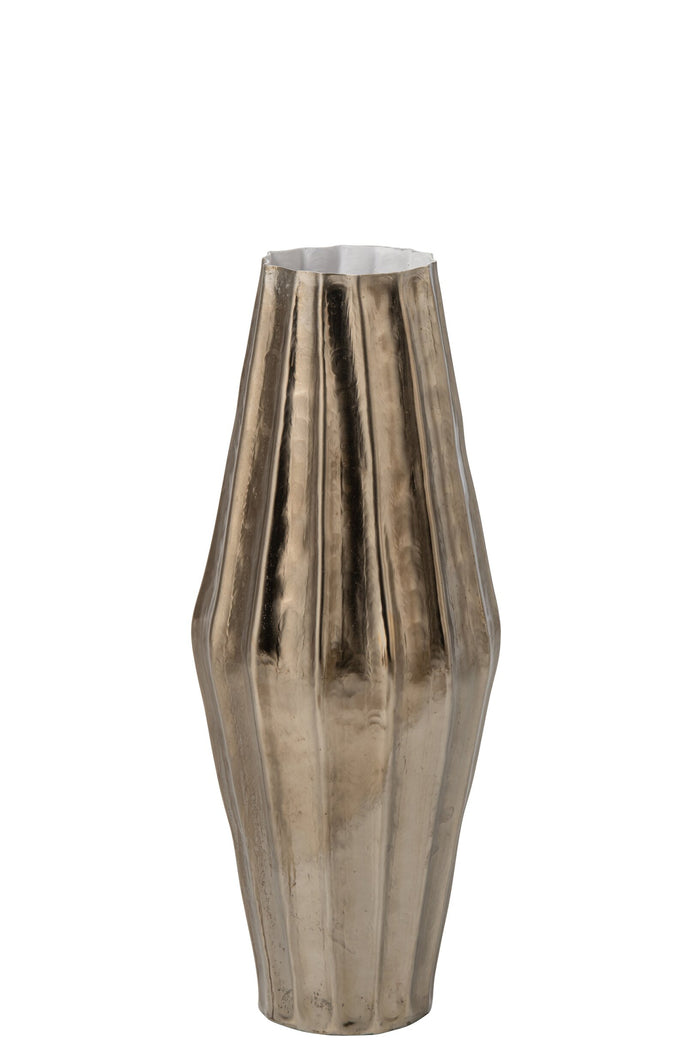 Vase Aluminium Gold Small