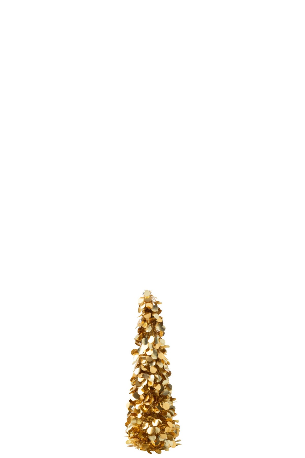 Tree Sparkling Polystyrene Gold Small