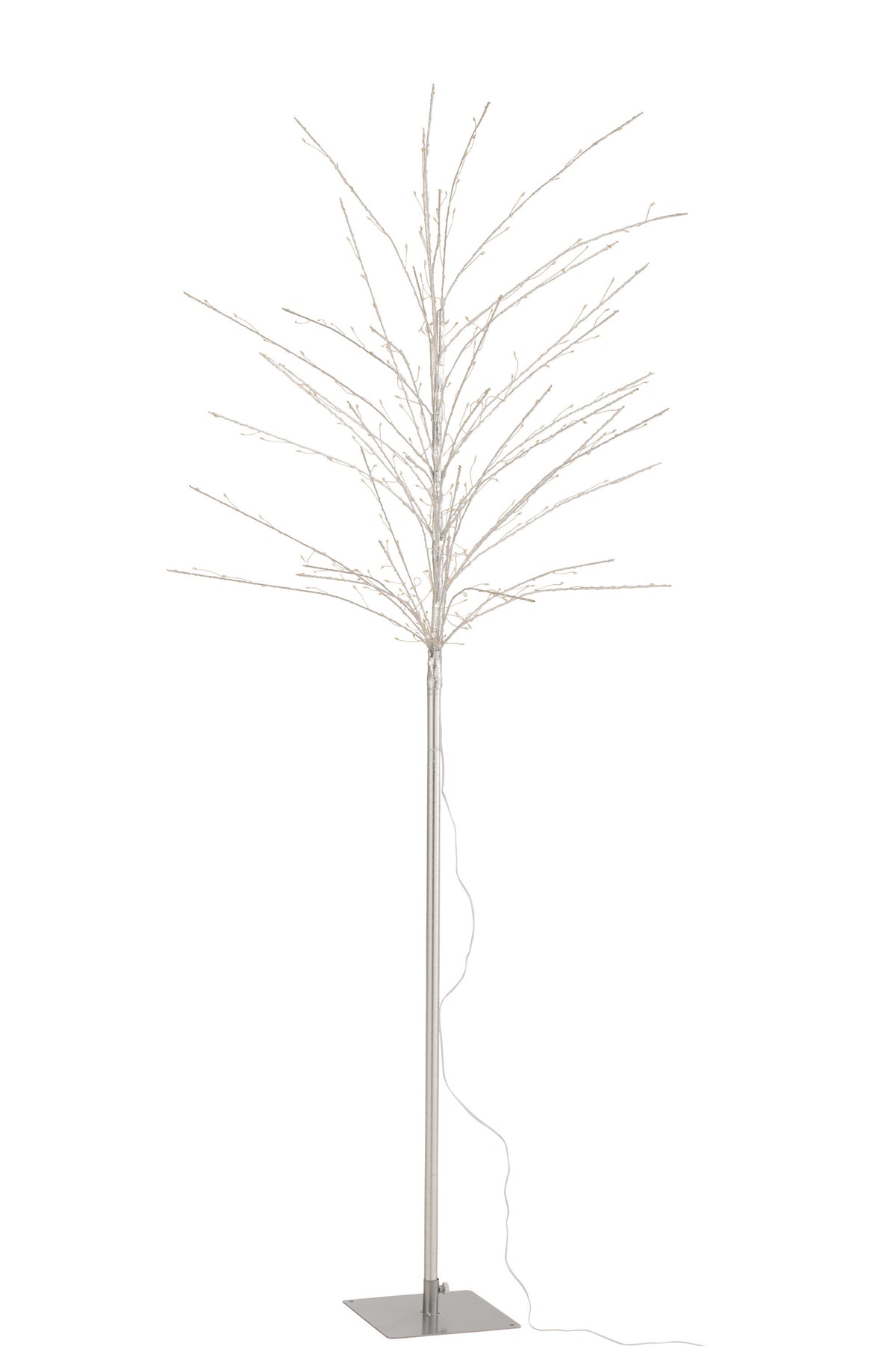 Bare Tree+Led Metal Silver Large