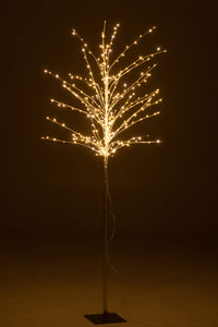 Bare Tree+Led Metal Silver Large