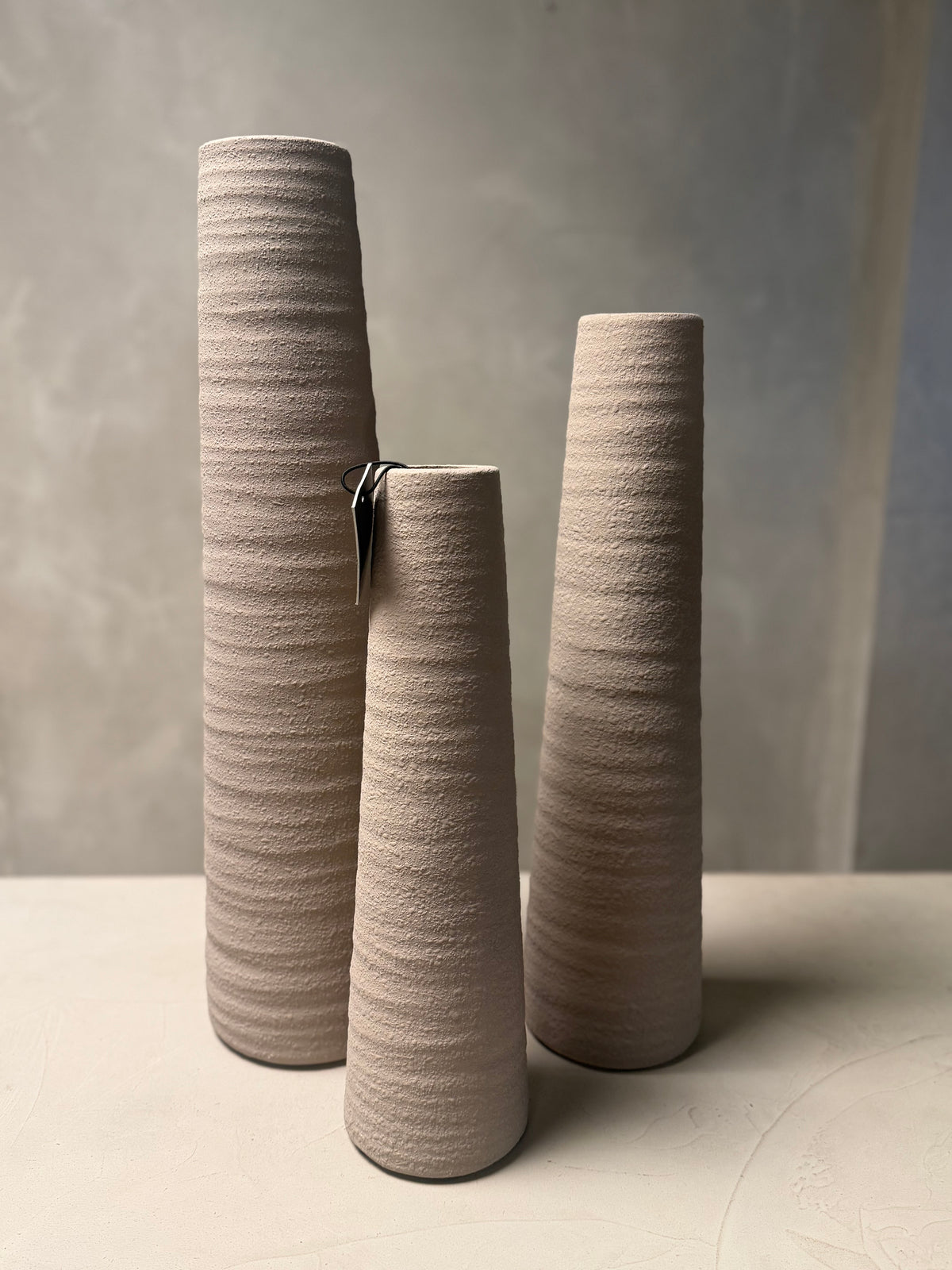 Actie - Set taupe buisvazen