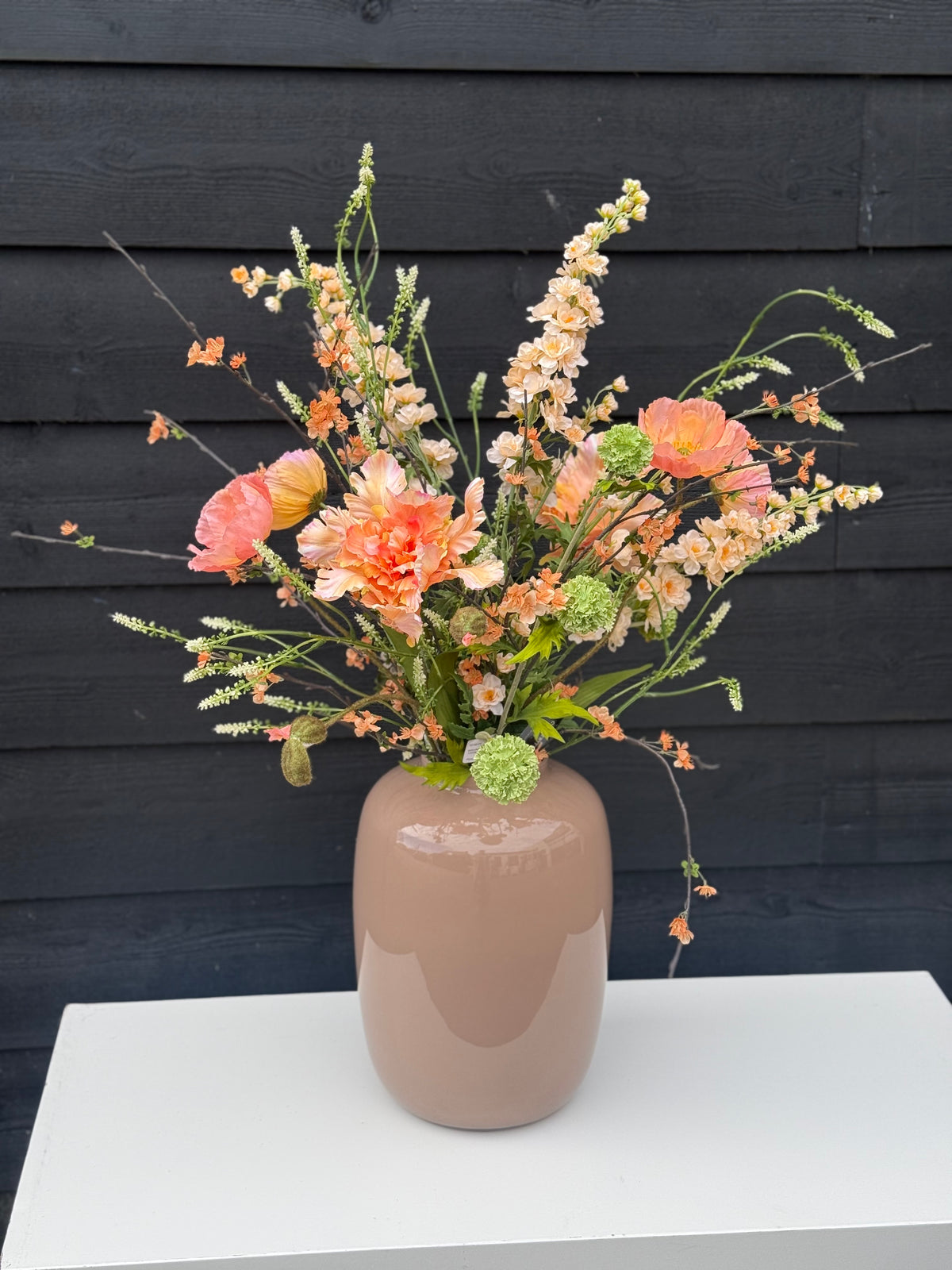 Zijdenboeket Peach Botanica