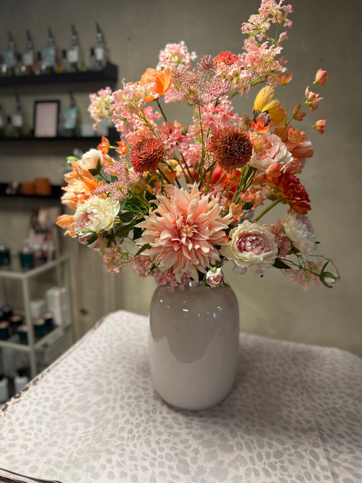 Zijdenboeket van wessem