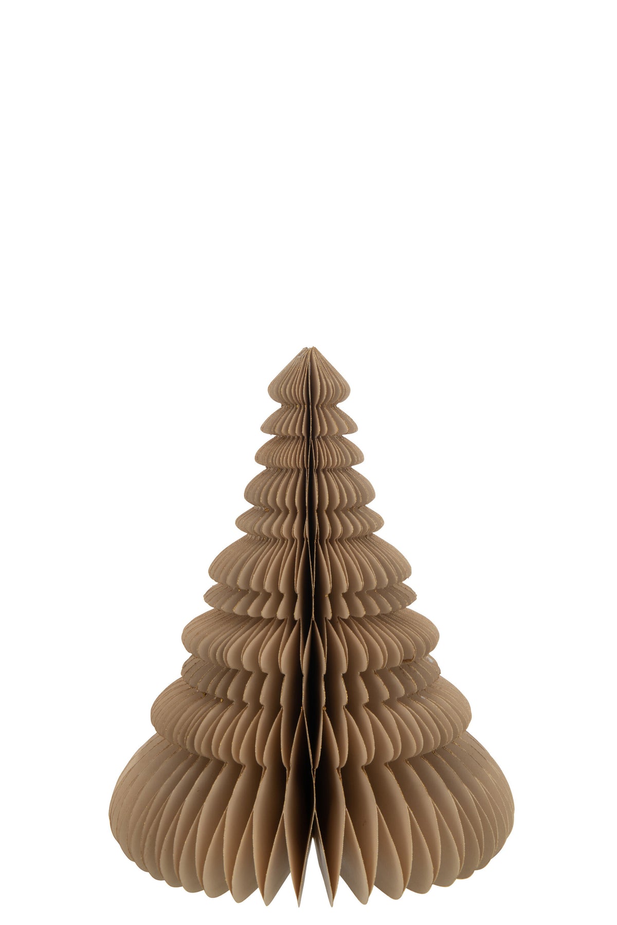 Christmas Tree Folding Paper Beige Large