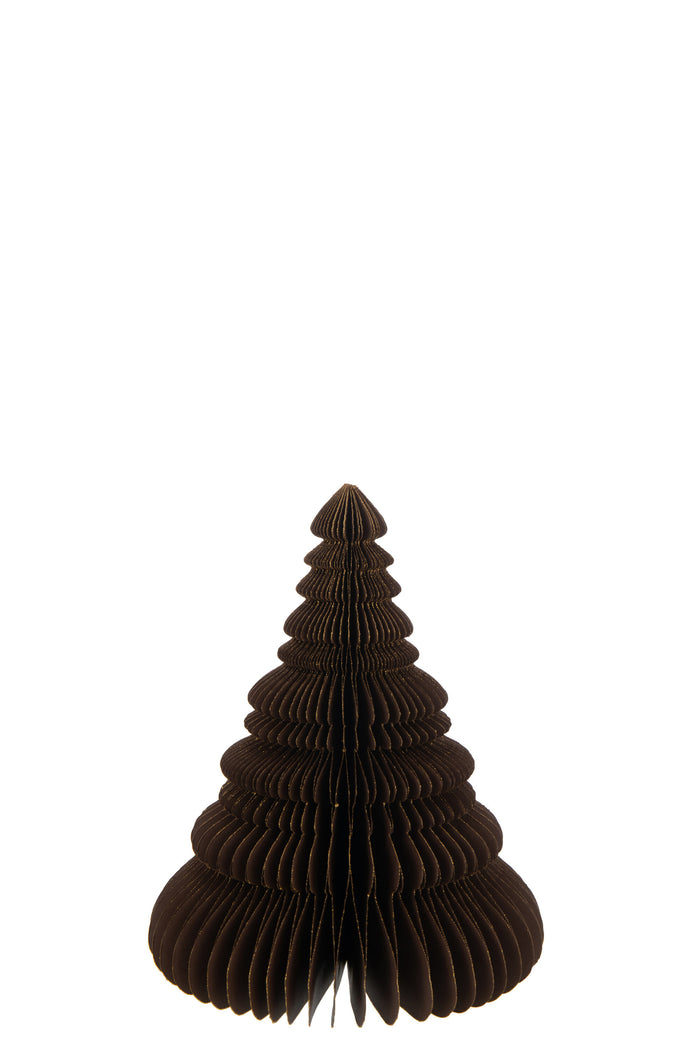 Christmas Tree Folding Paper Brown Medium