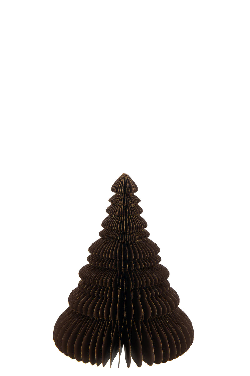 Christmas Tree Folding Paper Brown Medium