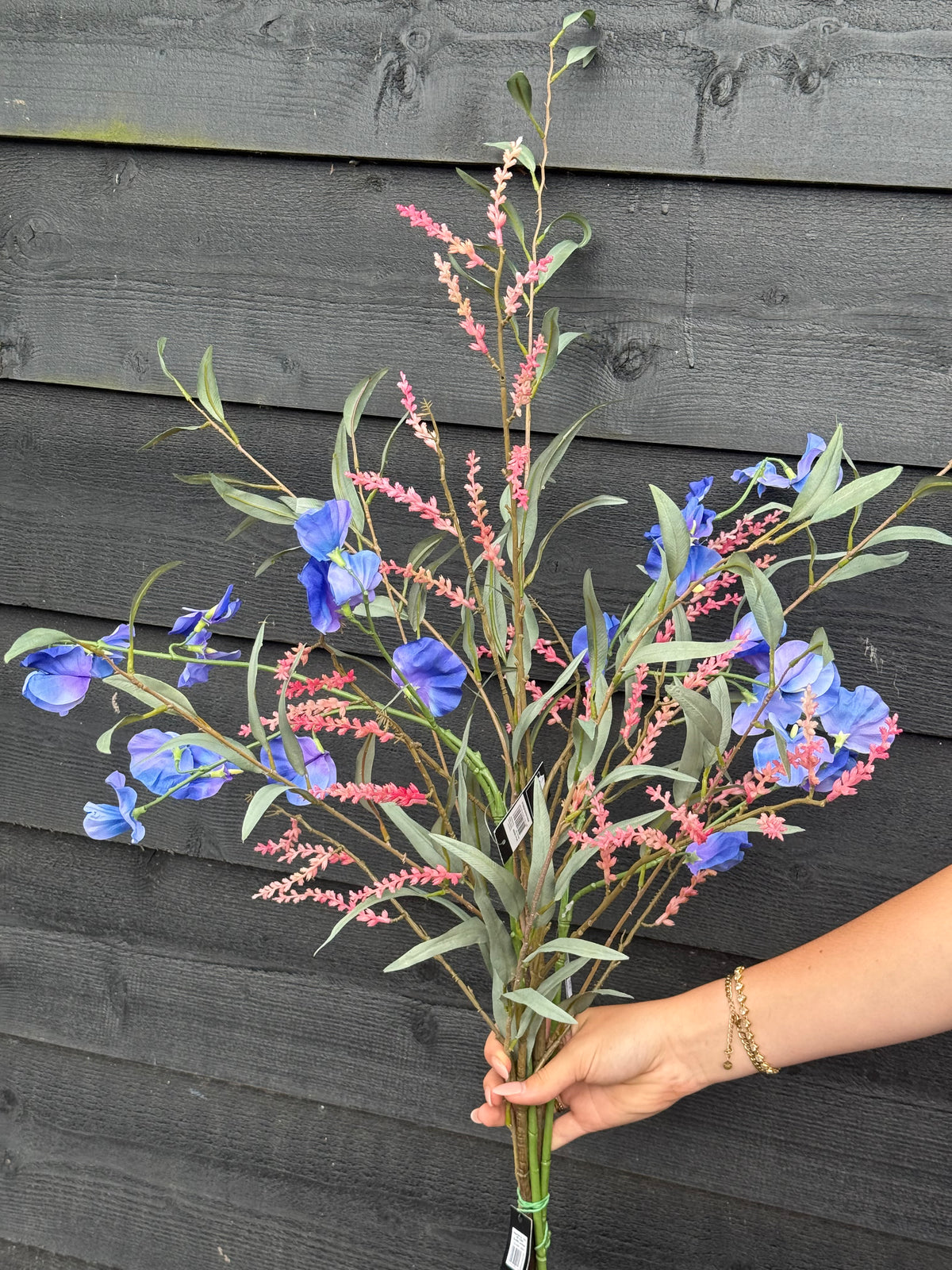 Zijdenboeket Blue Harmony