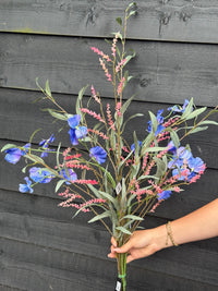 Zijdenboeket Blue Harmony