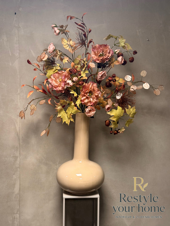 Zijdenboeket autumn pink