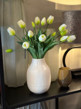 Afbeelding in Gallery-weergave laden, Bosje kunst tulpen wit
