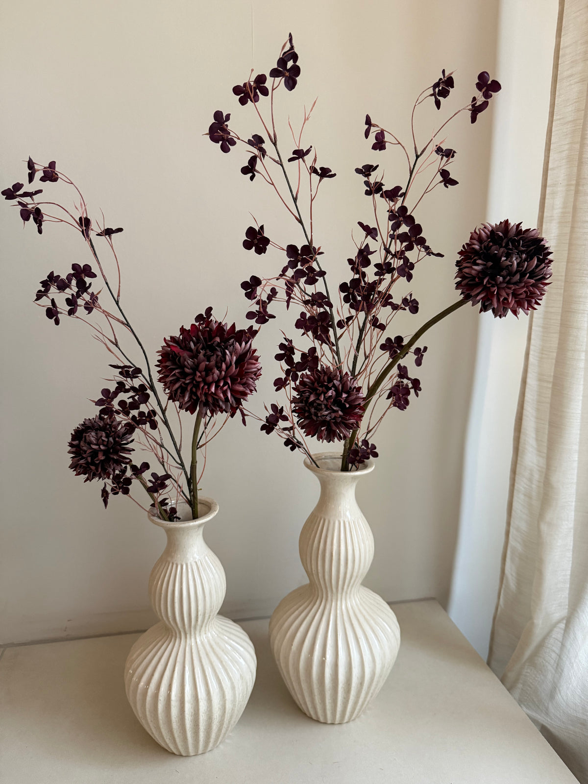 Zijden Chrysant – Deep Burgundy