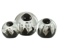 Paperweight Magic Glass Gold/Black Large