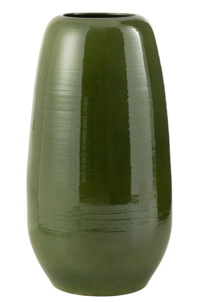 Vase Lola Porcelain Green Extra Large