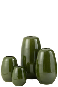 Vase Lola Porcelain Green Extra Large