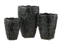 Vase Aoki Ceramic Petrol Green Large