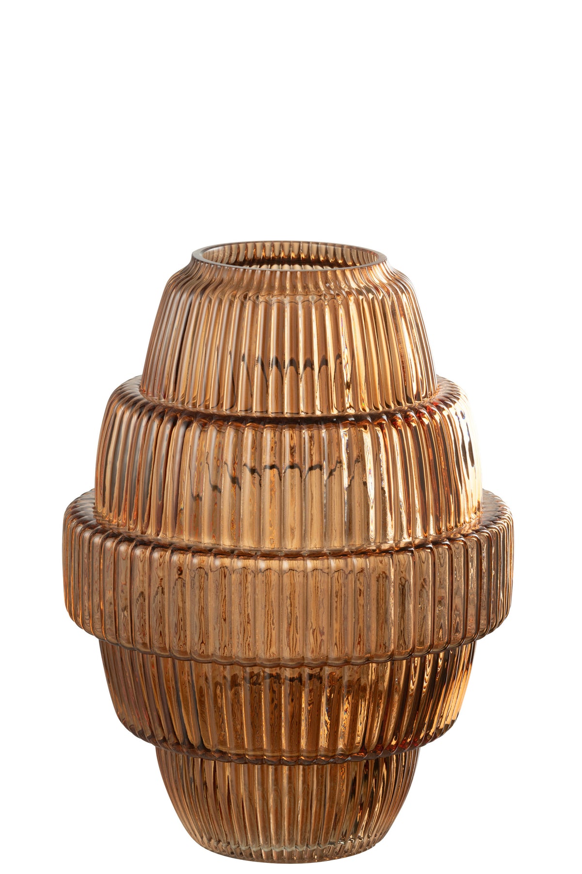 Vase Max Glass Brown Large