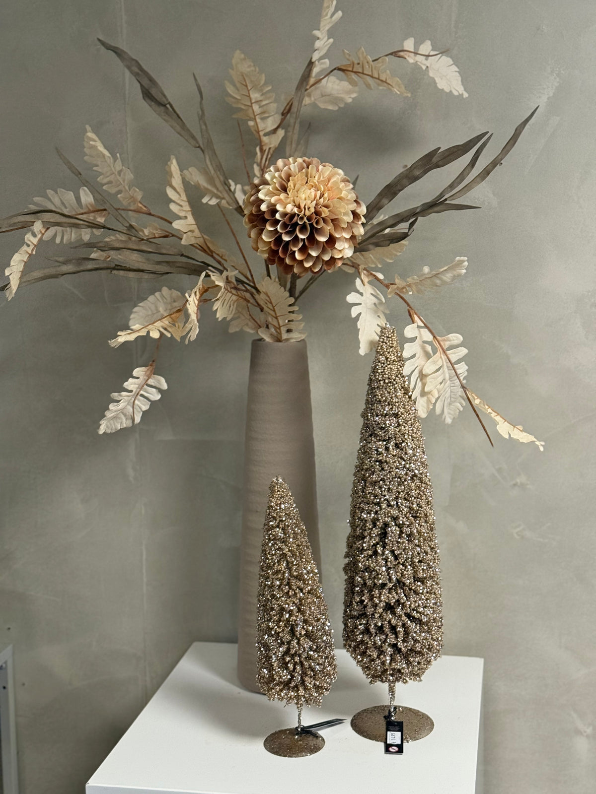 Weekendactie Vaas incl boeket B + bomen