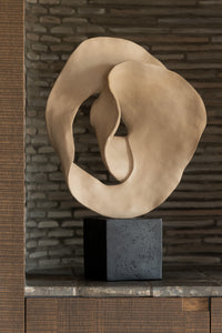 Deco Abstract On Base  Resin Beige/Black