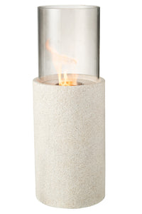 Fire Pit Column Mgo Grey