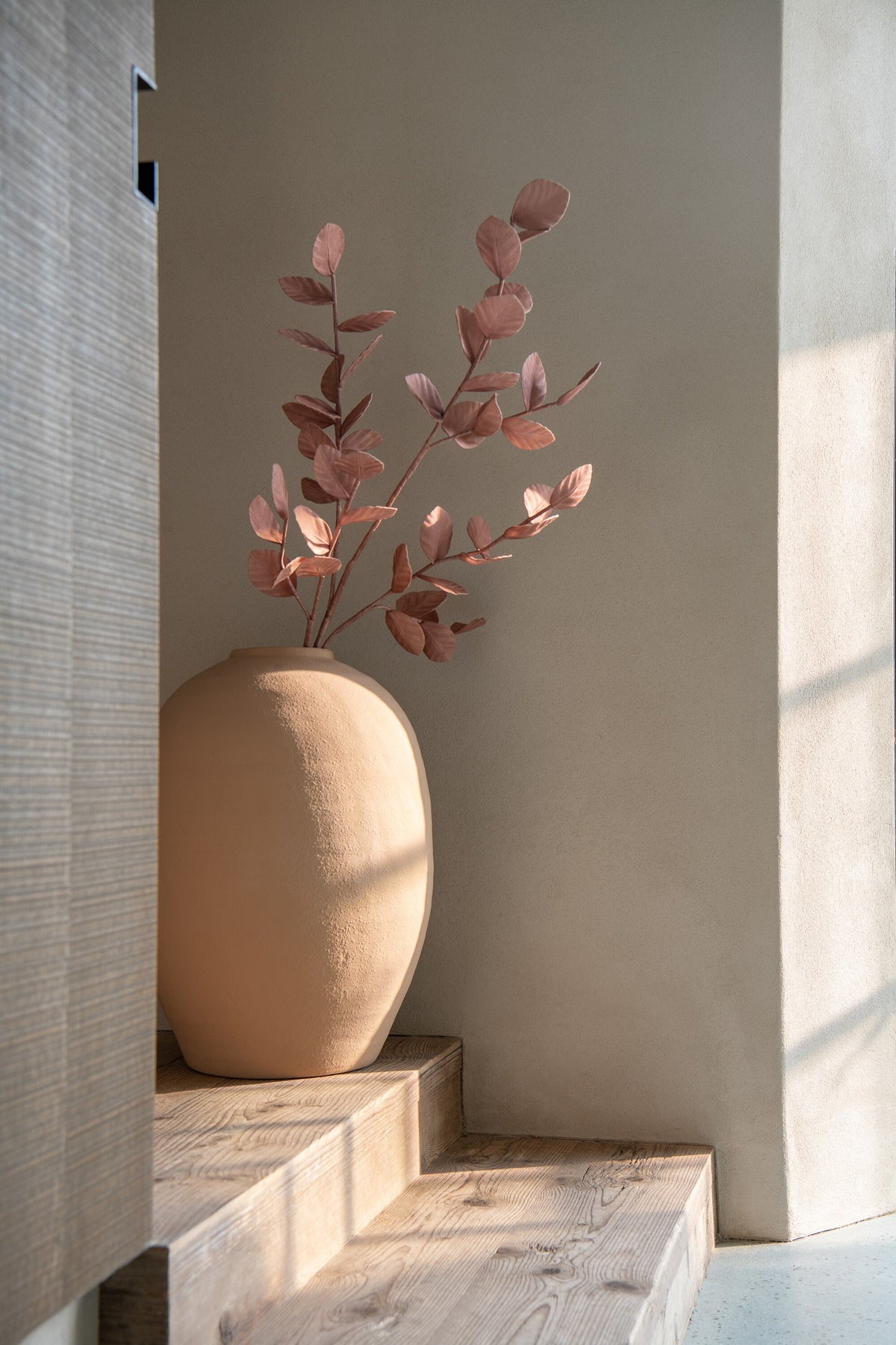 Vase Cassia Oval Clay Beige