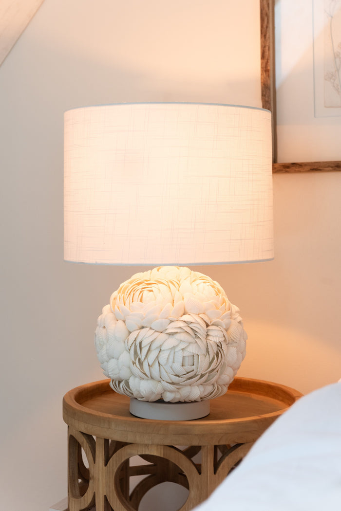 Table Lamp Shell White Large